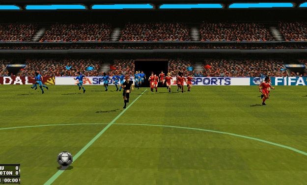 FIFA 96 i szał na Virtual Stadium, czyli trójwymiarowy stadion i płascy piłkarze /CDA