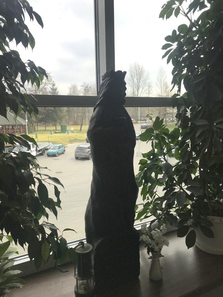 Figura św. Barbary z Centralnej Stacji Ratownictwa Górniczego w Bytomiu /Marcin Buczek /RMF FM