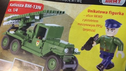 Figurka oficera NKWD w kolekcji klocków dla dzieci. IPN interweniuje