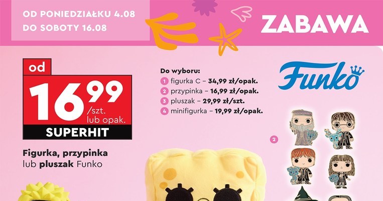 Figurki Funko POP, pluszaki i przypinki w promocji w Biedronce /Biedronka /INTERIA.PL