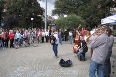 Filharmonicy zagrali na ulicach Szczecina