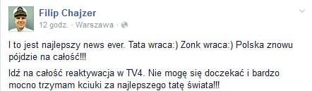 Filip Chajzer potwierdził informację o powrocie na antenę "Idź na całość" /materiały prasowe