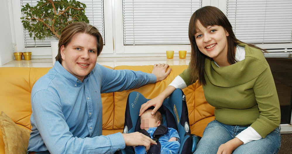 Filip Chajzer z żoną Julią i synem Maksiem /Marek Szymański /Reporter