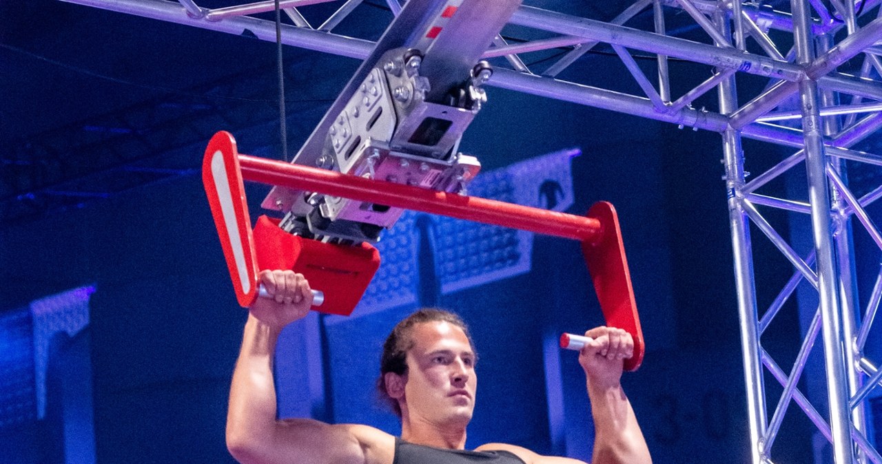 Filip Cybulski na torze Ninja Warrior /Maciej Piórko /Polsat