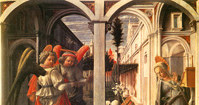 Filippo Lippi, Zwiastowanie, ok. 1442 /Encyklopedia Internautica