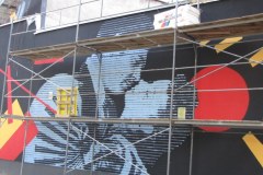 Filmowy mural w kultowym kinie