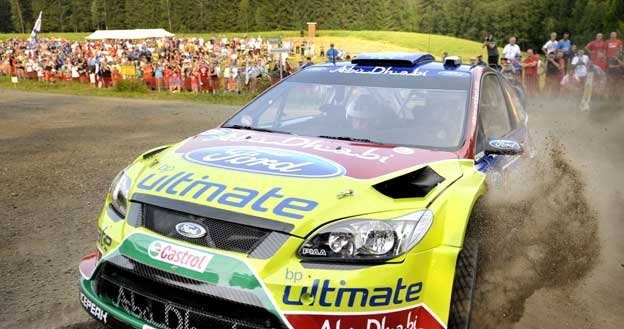 Fin Jari-Matti Latvala (Ford Focus)  na trasie /AFP