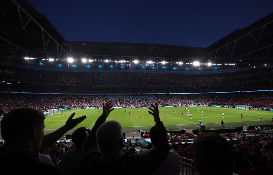 Finał Euro 2020 Włochy - Anglia rozegrany zostanie na stadionie Wembley w Londynie /Catherine Ivill / POOL /PAP/EPA