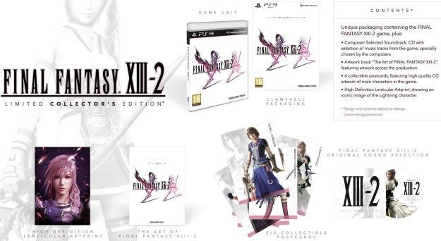 Final Fantasy XIII-2 w wydaniu Collector’s Edition /Informacja prasowa