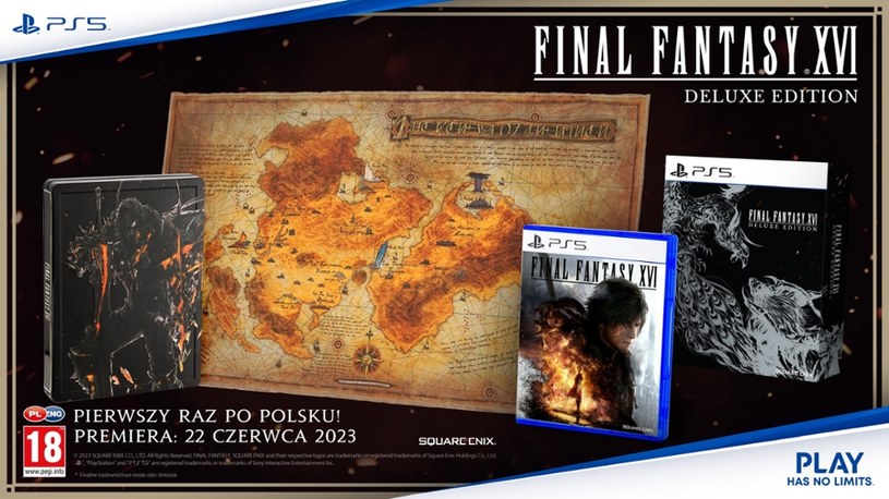 Final Fantasy XVI w edycji Deluxe /materiały prasowe