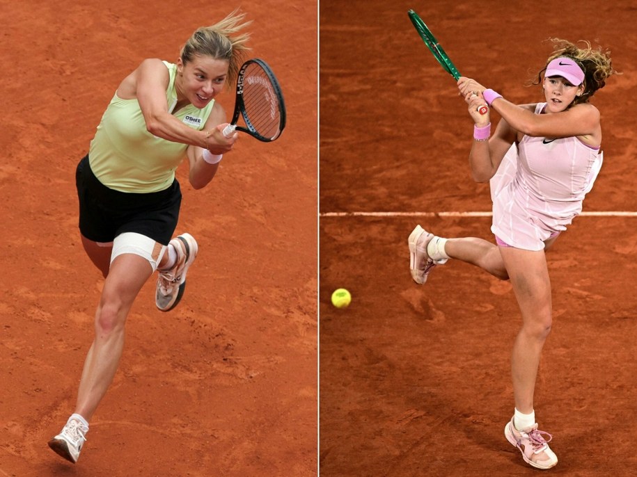 Finał French Open: Maja Chwalińska - Mirra Andriejewa /THOMAS SAMSON/AFP/East News /East News