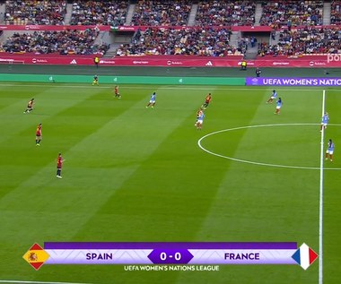 Finał Ligi Narodów kobiet: Hiszpania - Francja 2:0. WIDEO