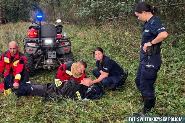 Finał poszukiwań seniorki z gminy Iwaniska /Świętokrzyska policja /Policja