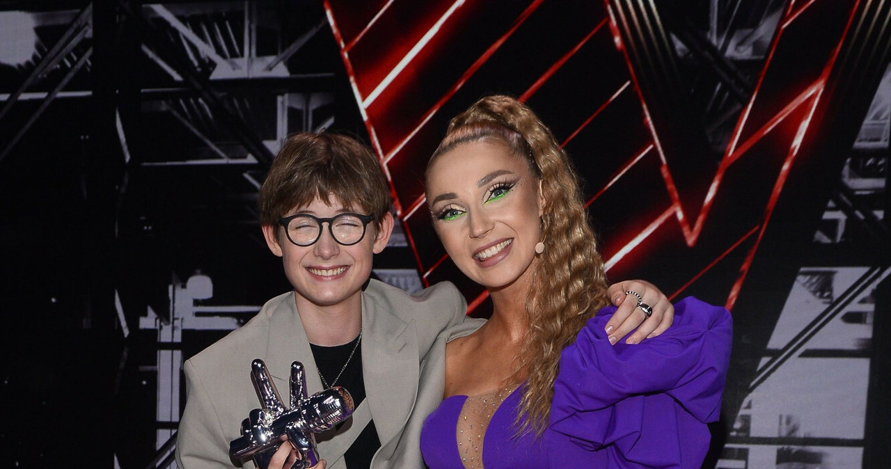 Finał "The Voice Kids": Mateusz Krzykała i Cleo / VIPHOTO/East News /East News