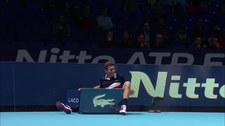 Finały ATP. Koszmarny upadek Nicolasa Mahut. Wideo