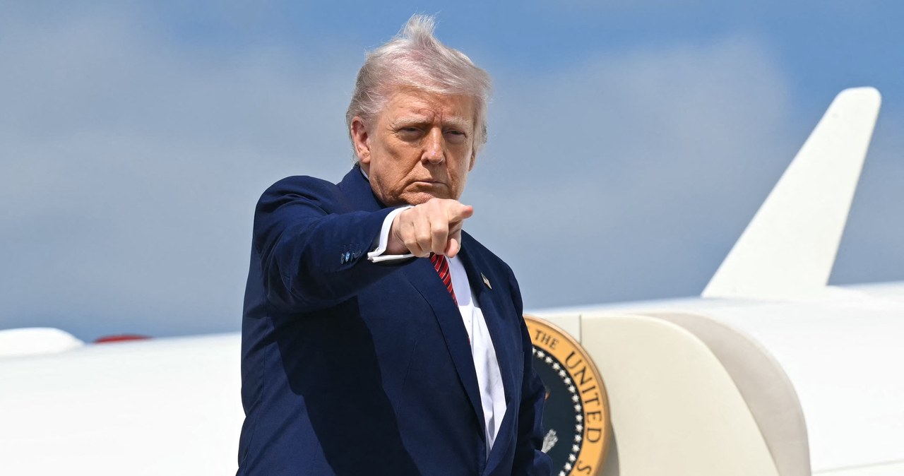 "Financial Times" ostrzega, że 50-proc. cła Donalda Trumpa na europejskie towary uderzą w kluczowe branże UE /SAUL LOEB /AFP