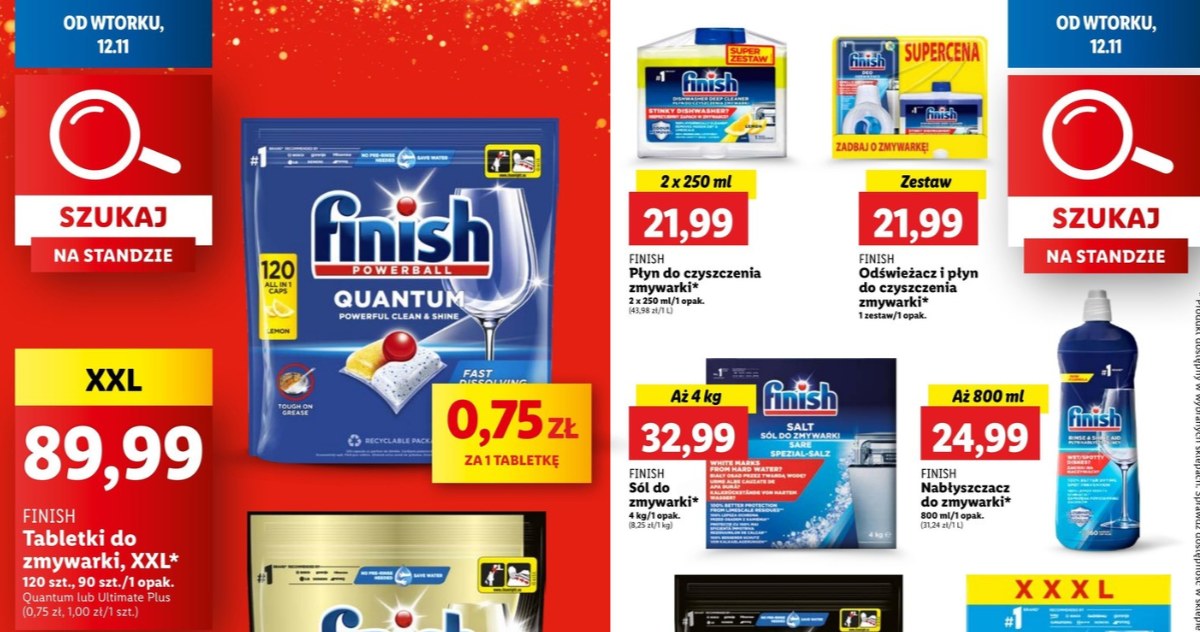 Finish do zmywarki w promocyjnych cenach w Lidlu! /Lidl /INTERIA.PL