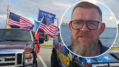 Finisz kampanii w USA. Tomasz Staniszewski przed posiadłością Donalda Trumpa na Florydzie