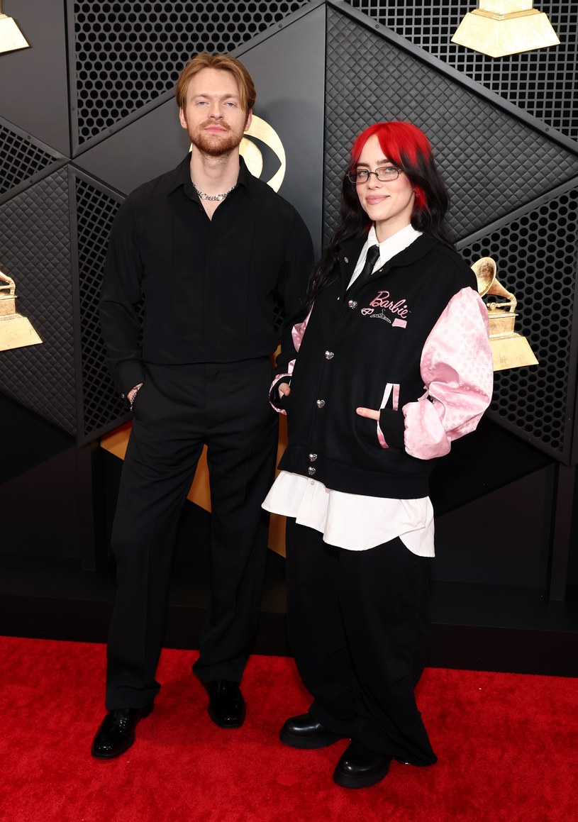 Finneas i Billie Eilish na rozdaniu nagród Grammy 2024 /Matt Winkelmeyer /Getty Images