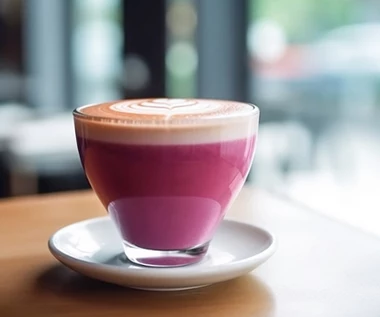 Fioletowy eliksir. Nietypowe latte wspomaga koncentrację i stabilizuje poziom cukru 