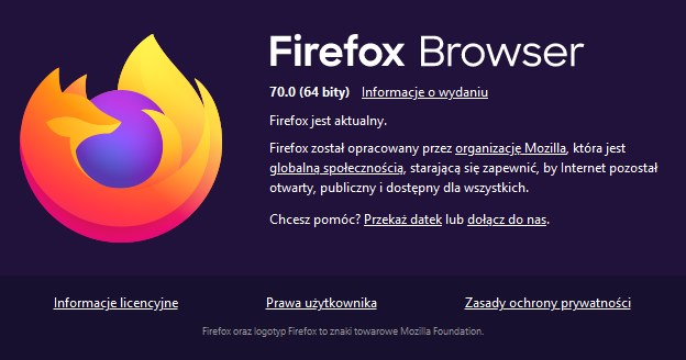 Firefox 70.0 /INTERIA.PL