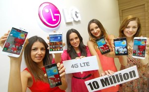 Firma LG sprzedała 10 mln smartfonów z LTE 
