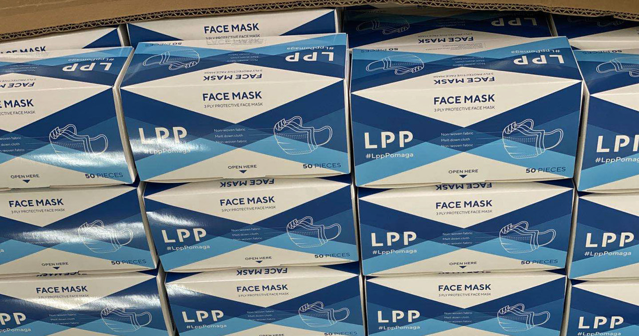 Firma LPP wyposaża szpitale w maski ochronne /materiały prasowe
