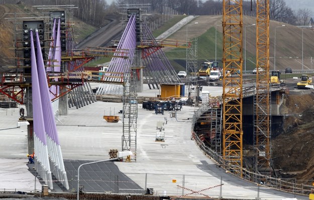 Firma nie dokończy budowy mostu w Mszanie /Andrzej Grygiel /PAP