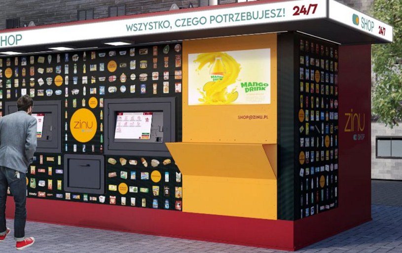 Firma spod Krakowa chce rozwijać sieć sklepów bezobsługowych na terenie Małopolski. Fot. Zinu.pl /Informacja prasowa