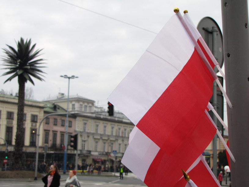 Flaga Polski /Kamil Młodawski /RMF FM