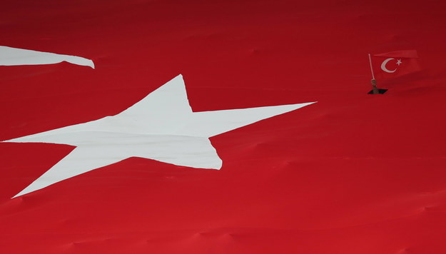 Flaga Turcji /	TOLGA BOZOGLU /PAP/EPA