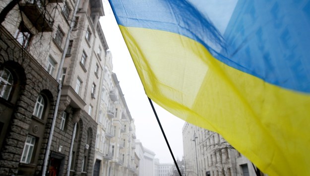 Flaga Ukrainy /ZURAB KURTSIKIDZE /PAP/EPA