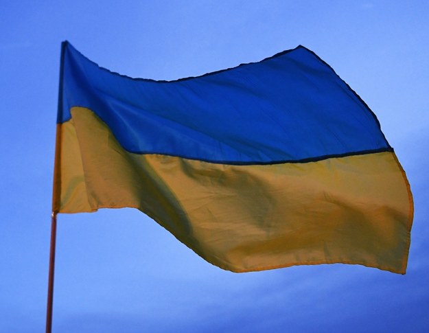 Flaga Ukrainy /ANDY RAIN /PAP/EPA
