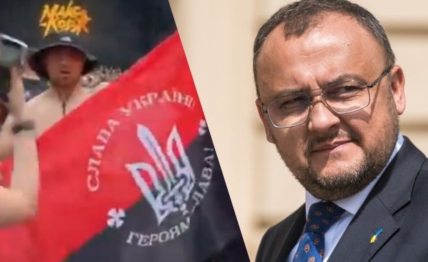 Flaga UPA na Narodowym. Ambasador Ukrainy w Polsce przerywa milczenie