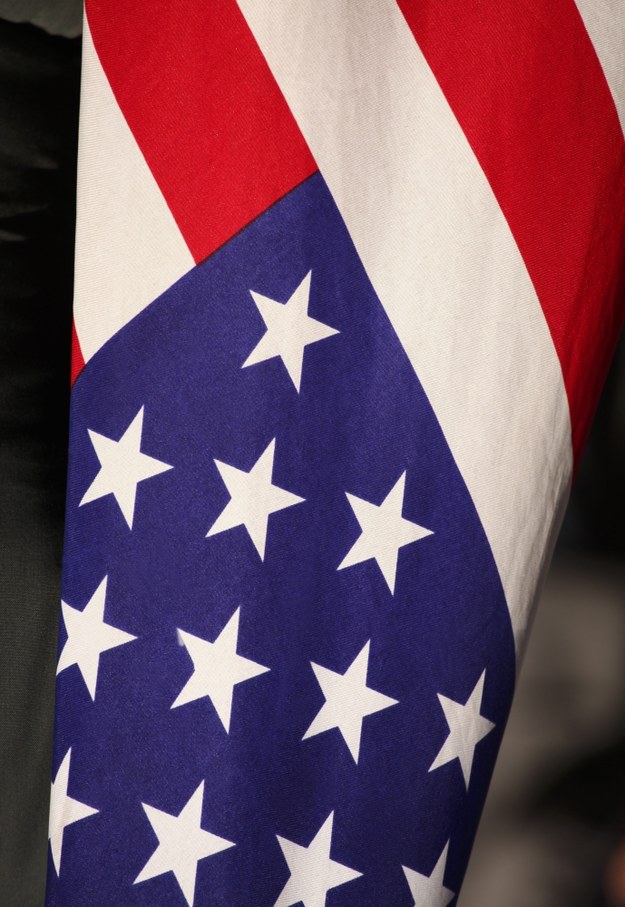 Flaga USA /Wolfram Steinberg    /PAP/EPA