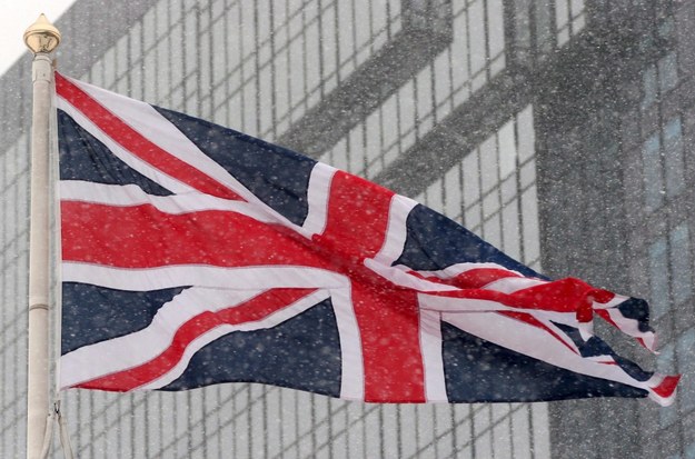 Flaga Wielkiej Brytanii /LAWRENCE LOOI    /PAP/EPA