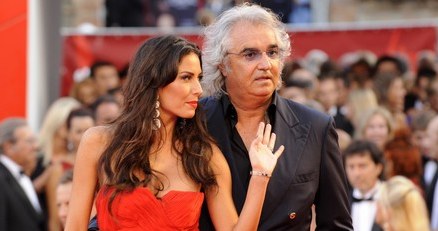 Flavio Briatore z żoną Elisabett Gregoraci /AFP