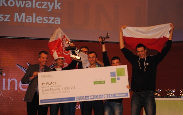 Flexify z Poznania - zajęli 3. miejsce w kategorii  Kinect Fun Labs Challenge /INTERIA.PL