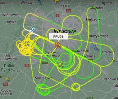 Flightradar24 oszalał. Dziwne odczyty nad Wrocławiem. Czy to samolot?