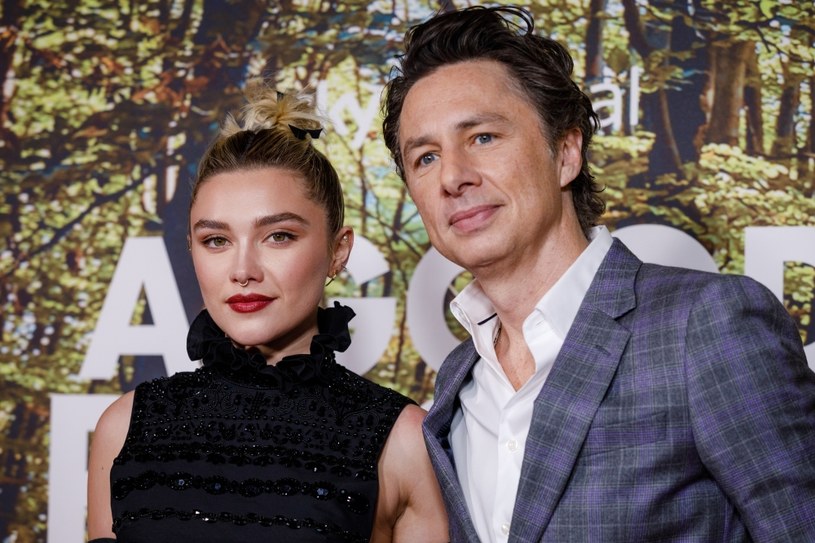 Florence Pugh i Zach Braff /Tristan Fewings/WireImage /Getty Images