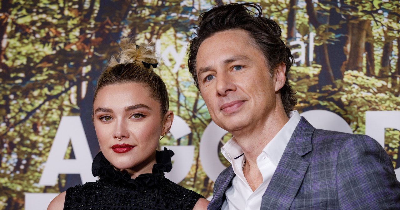 Florence Pugh i Zach Braff /Tristan Fewings/WireImage /Getty Images