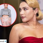 Florence Pugh świeci majtkami na pokazie mody. Pokazała za dużo?