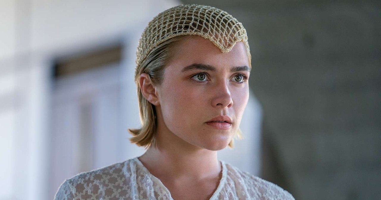 Florence Pugh w scenie z filmu "Diuna: Część druga" /materiały prasowe