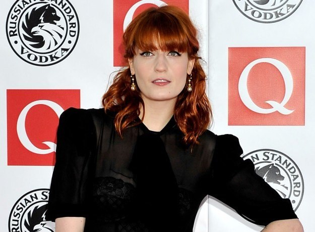 Florence Welch (Florence And The Machine) podczas gali "Q" fot. Gareth Cattermole /Getty Images/Flash Press Media