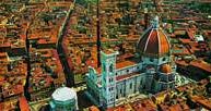 Florencja, stare miasto i katedra Santa Maria del Fiore /Encyklopedia Internautica