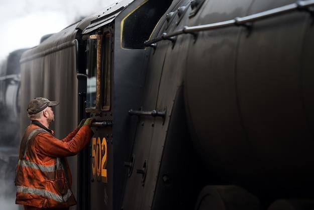 "Flying Scotsman" na stacji Bury Bolton Street /AFP