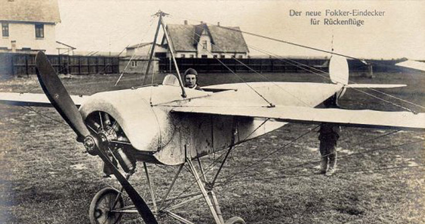 Fokker Eindecker /Wikimedia Commons /materiały prasowe