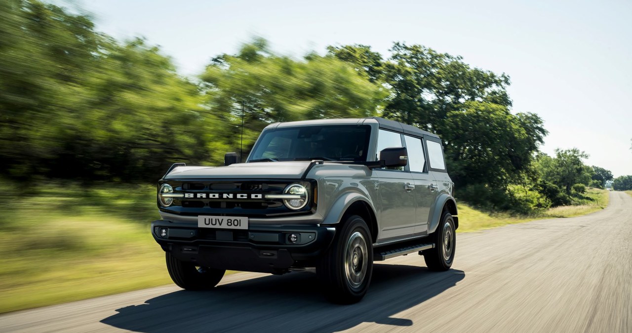 Ford Bronco ma trafić do wybranych rynków w Europie i w ograniczonej liczbie egzemplarzy. /Biuro Prasowe Ford Polska /materiały prasowe