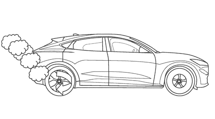 Ford “Burnout Mode” patent | USPTO /