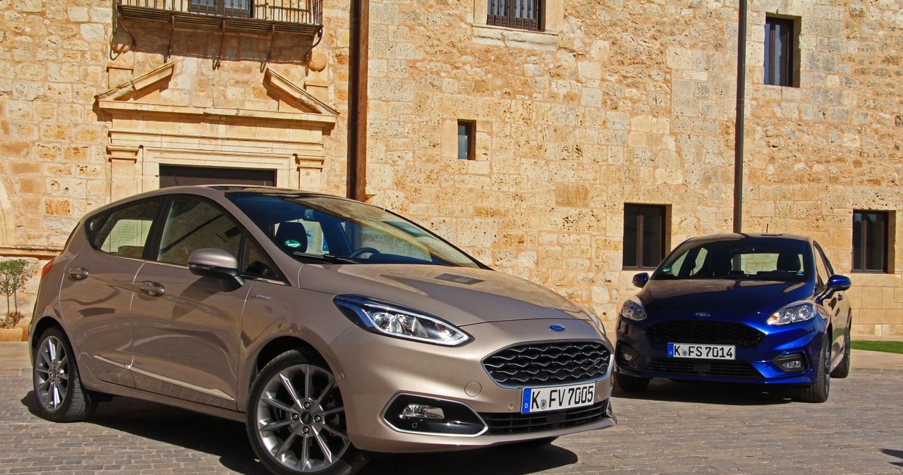 Ford Fiesta - po lewej Vignale, po prawej ST Line /INTERIA.PL